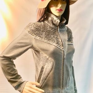 Awesome Vintage Concept Embellished Jean Jacket
